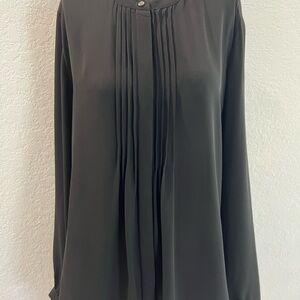 Banana Republic Elegant Black Women's Blouse Sz L
